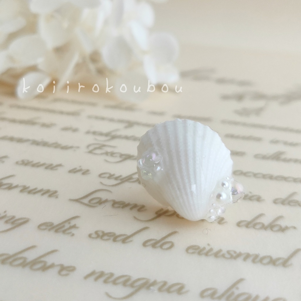 Nostalgic mermaid〜人魚の耳飾り〜シェルイヤーカフ