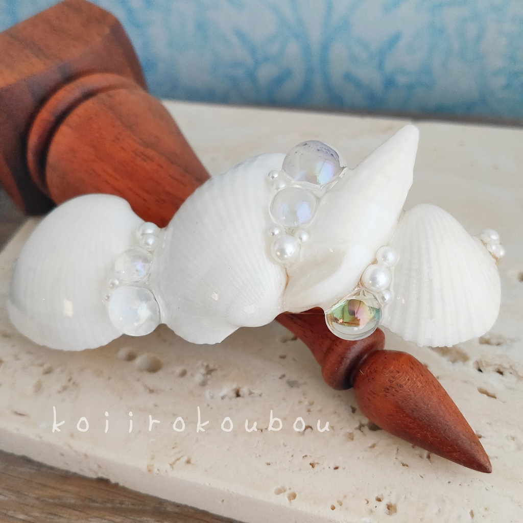 Nostalgic mermaid〜人魚の髪飾り〜シェルバレッタⅥ