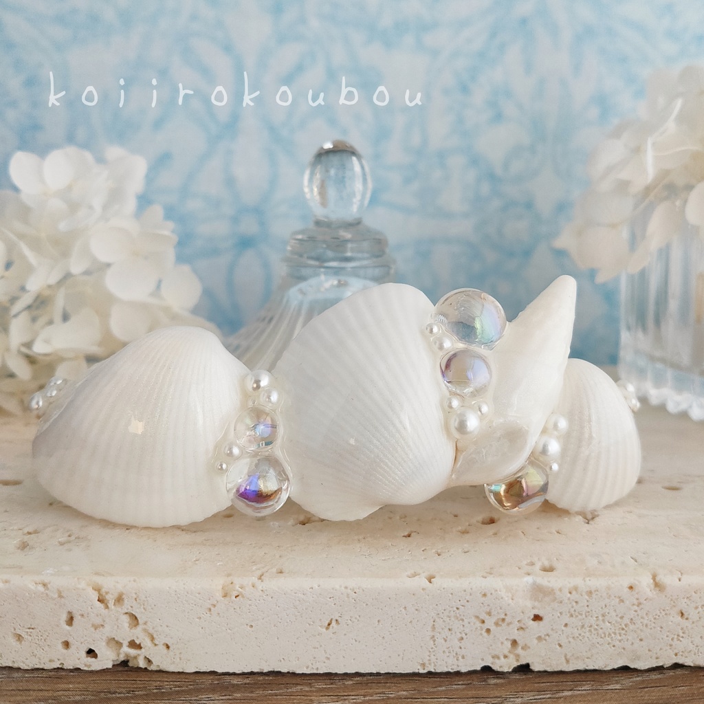 Nostalgic mermaid〜人魚の髪飾り〜シェルバレッタⅥ