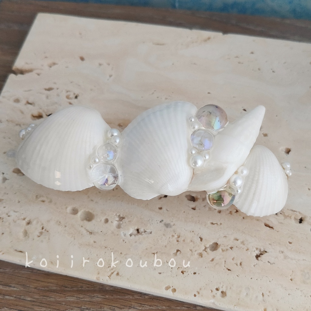 Nostalgic mermaid〜人魚の髪飾り〜シェルバレッタⅥ