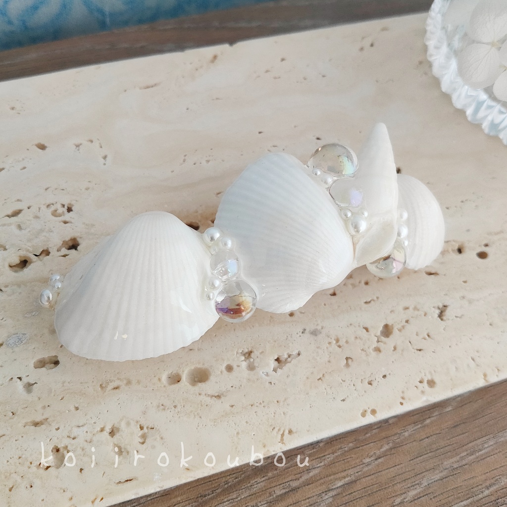 Nostalgic mermaid〜人魚の髪飾り〜シェルバレッタⅥ