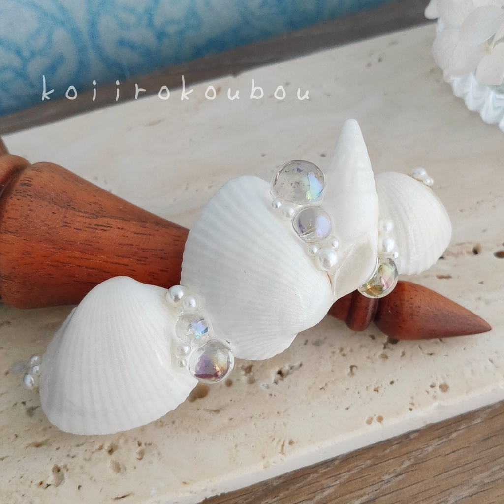 Nostalgic mermaid〜人魚の髪飾り〜シェルバレッタⅥ