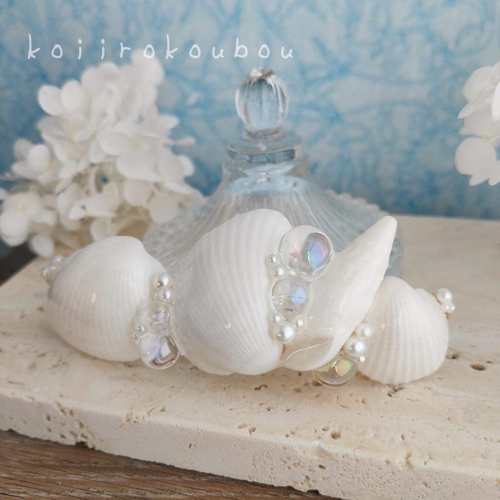 Nostalgic mermaid〜人魚の髪飾り〜シェルバレッタⅥ