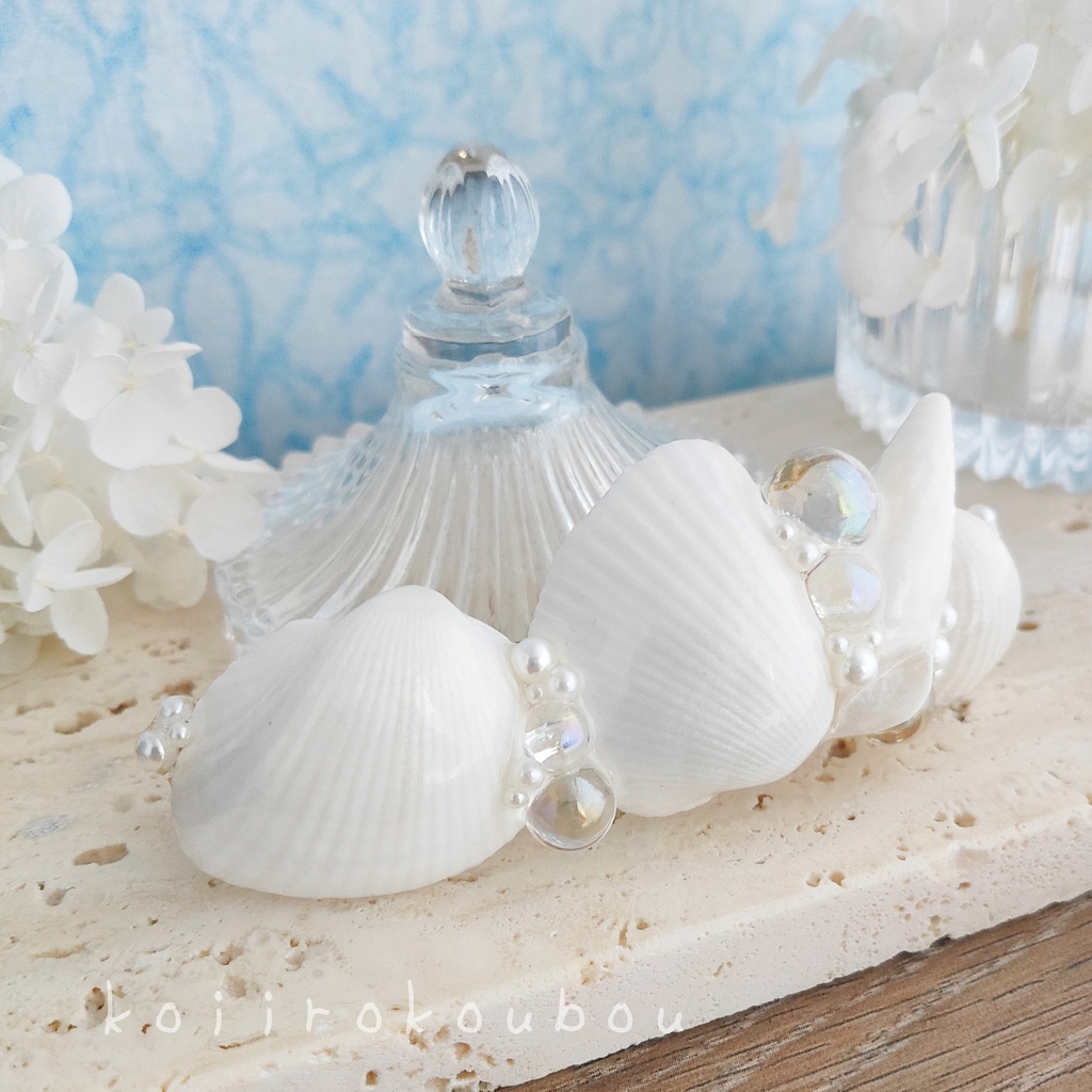 Nostalgic mermaid〜人魚の髪飾り〜シェルバレッタⅥ