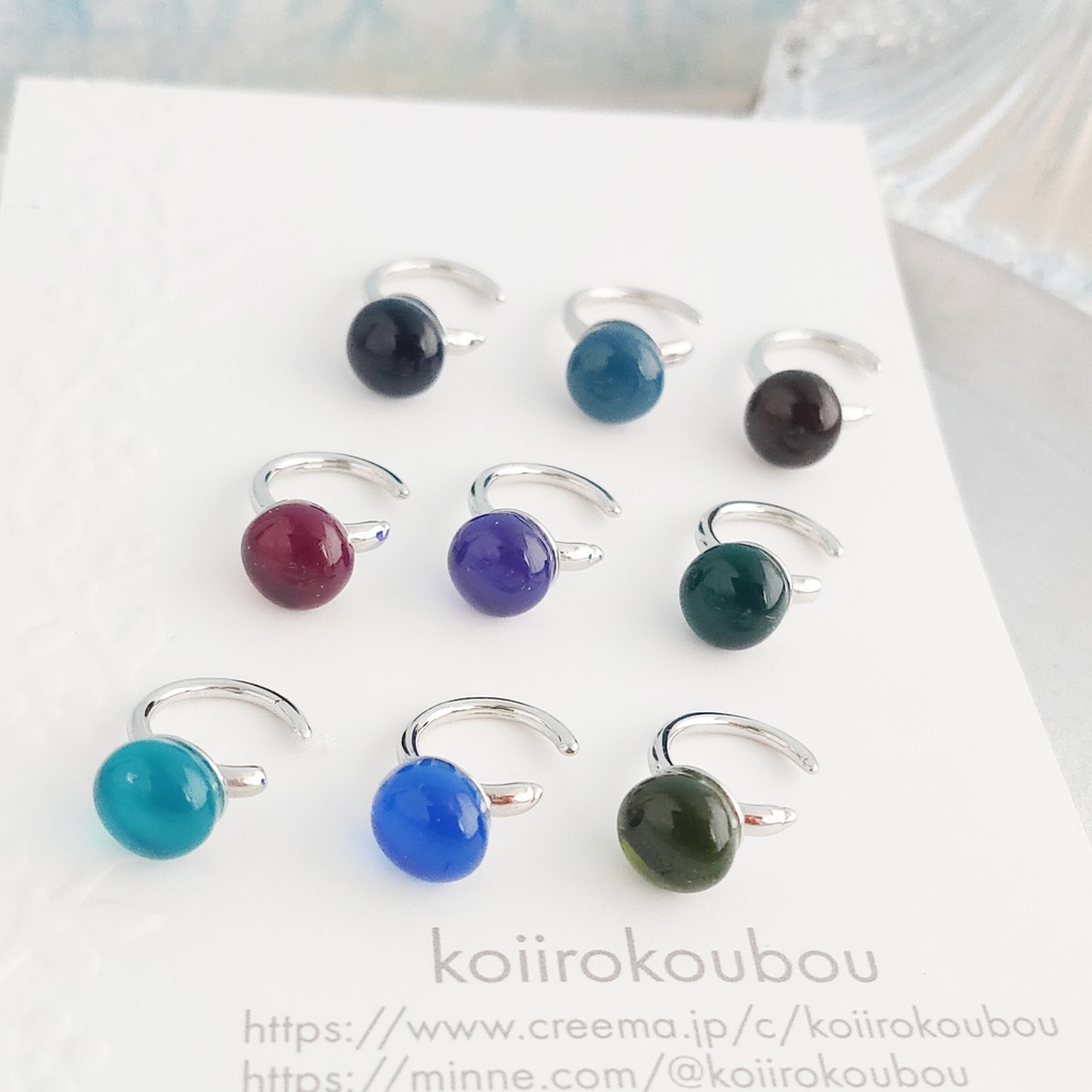 手裏剣と苦無のイヤーカフ