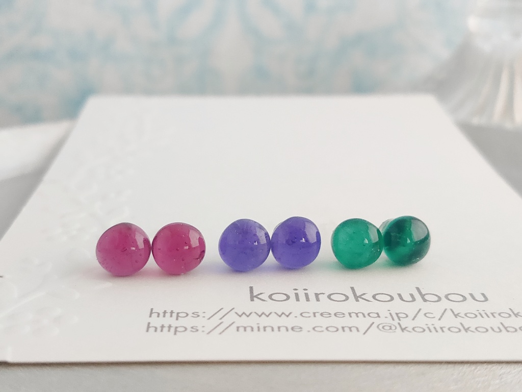 プチドロップピアス BOOTHさん限定カラー