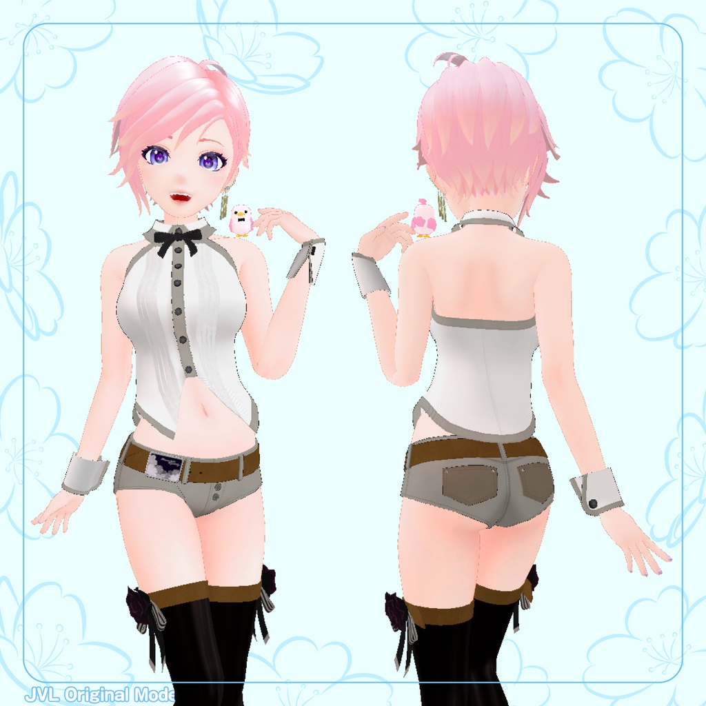 ブラウス(風湊 桜 対応)【オリジナル3D衣装】