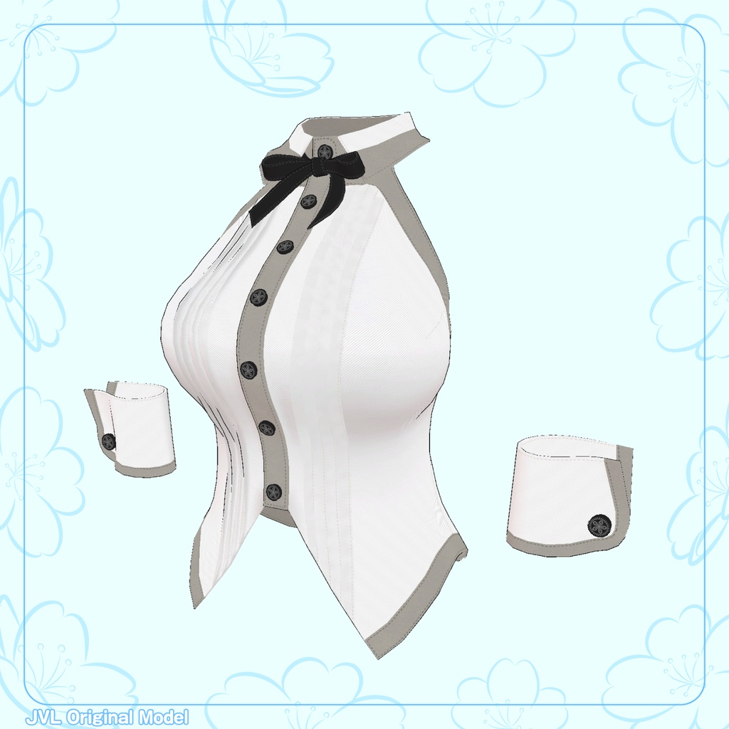 ブラウス(風湊 桜 対応)【オリジナル3D衣装】