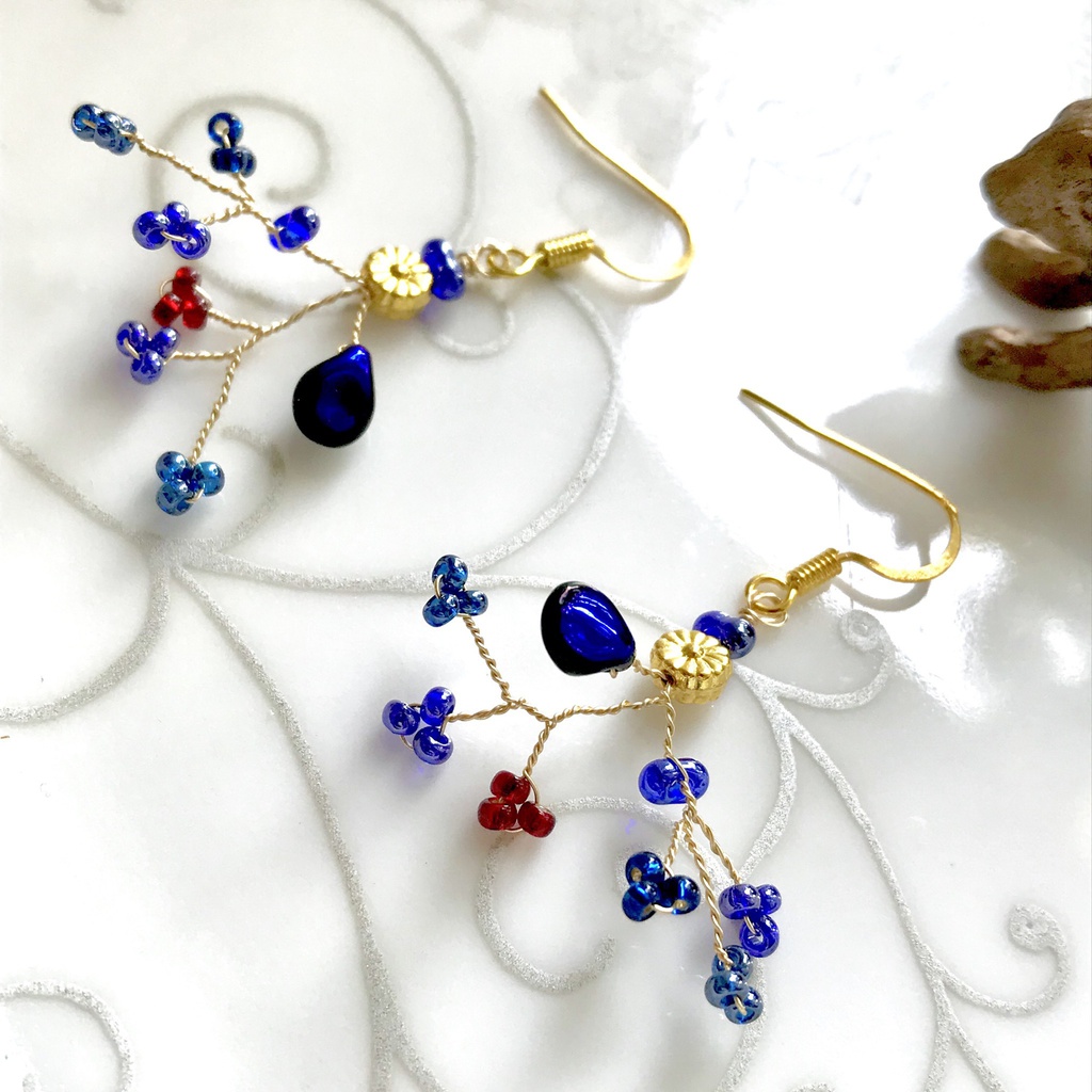 三日月宗近イメージ 小枝ピアスorイヤリング