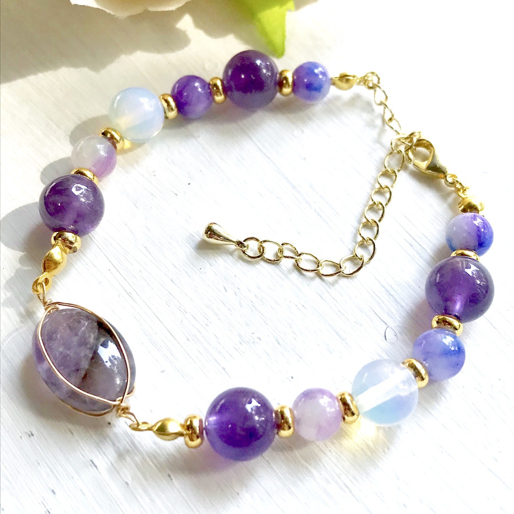 白鳥沢カラー 天然石ブレスレット