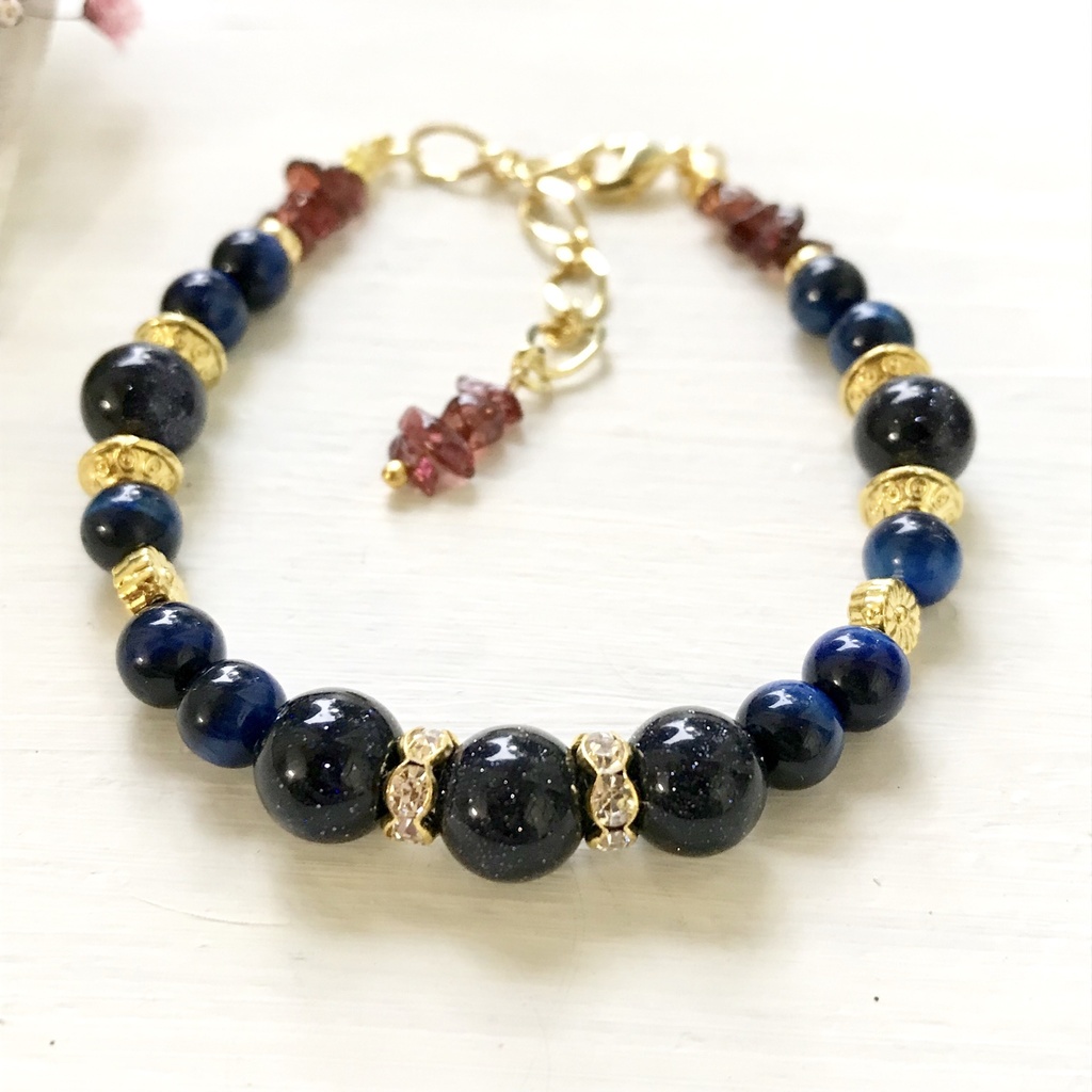 三日月宗近イメージ 天然石ブレスレット