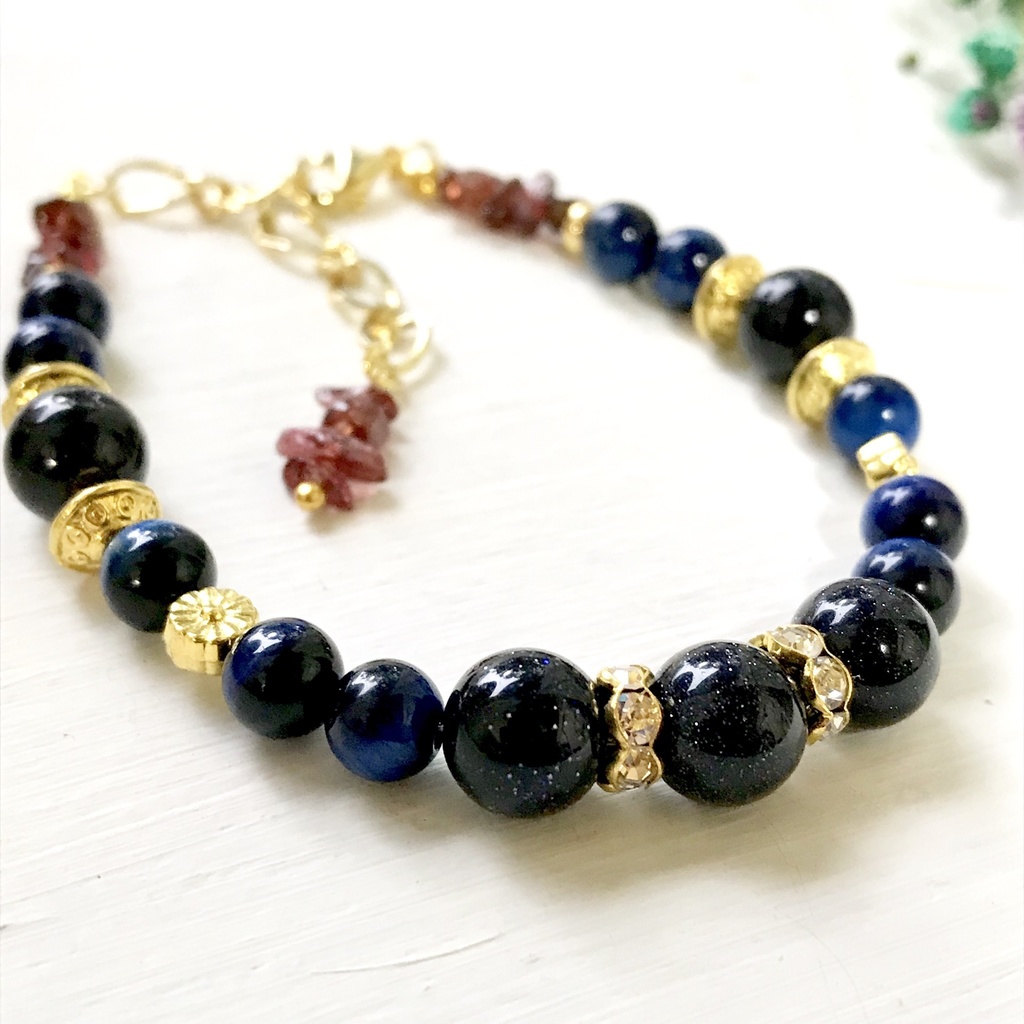 三日月宗近イメージ 天然石ブレスレット