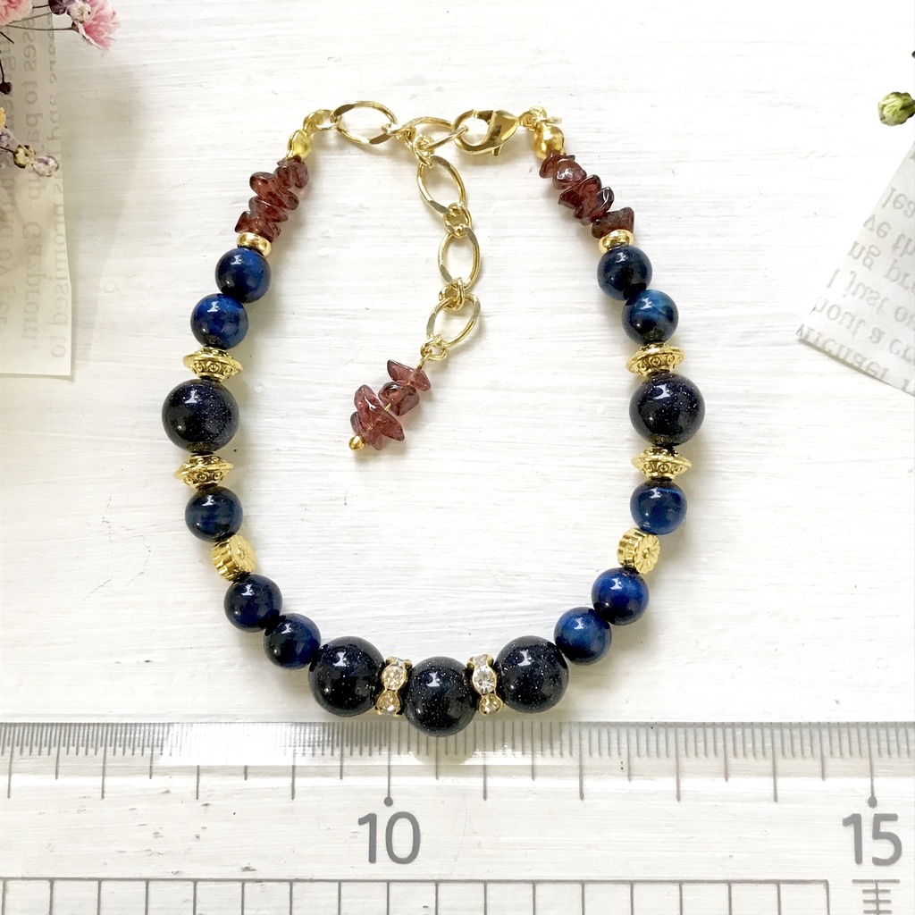 三日月宗近イメージ 天然石ブレスレット