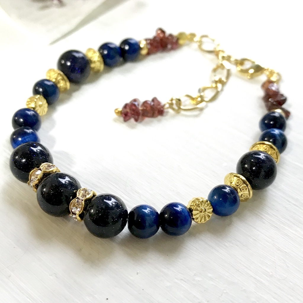 三日月宗近イメージ 天然石ブレスレット