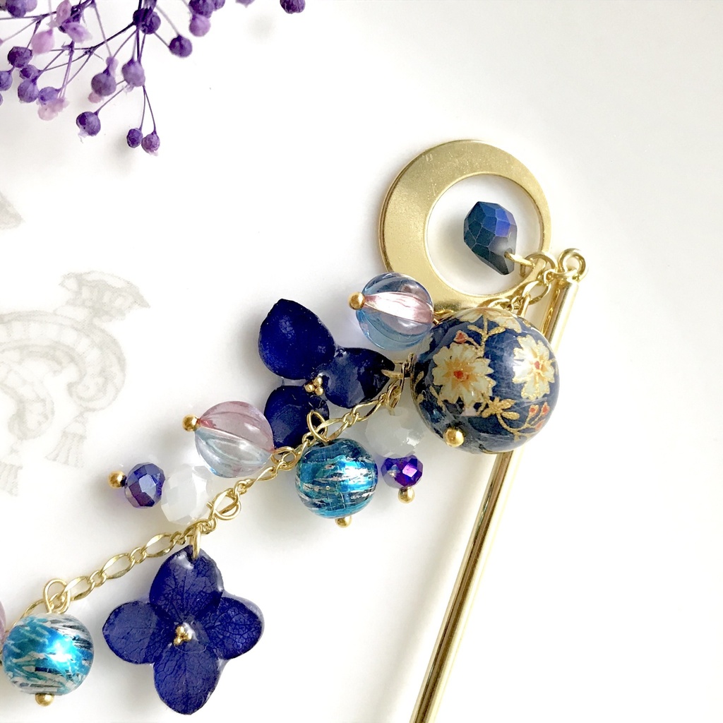 三日月宗介イメージ 紫陽花 かんざし