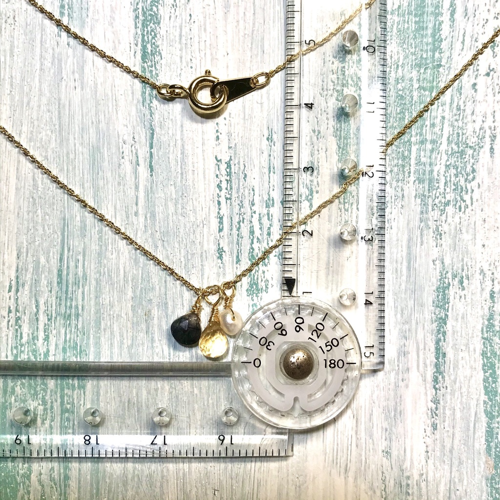 梟谷イメージカラー 天然石ネックレス