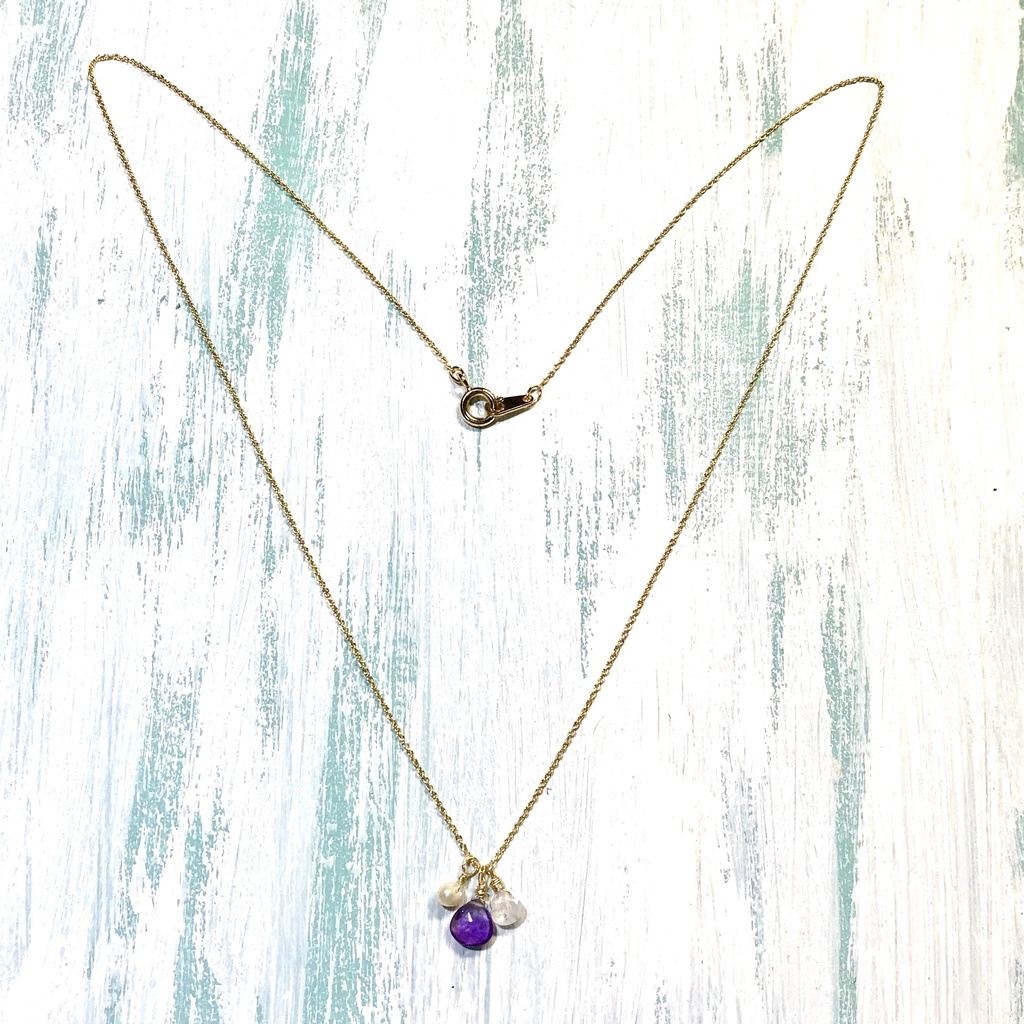 白鳥沢カラー 天然石ネックレス