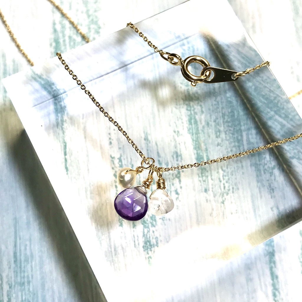 白鳥沢カラー 天然石ネックレス