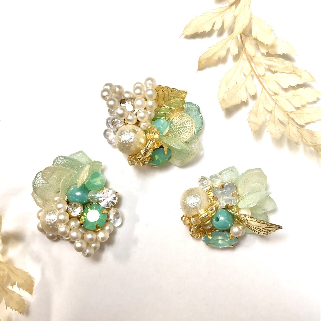 青城イメージ キラキラ ピアスorイヤリング