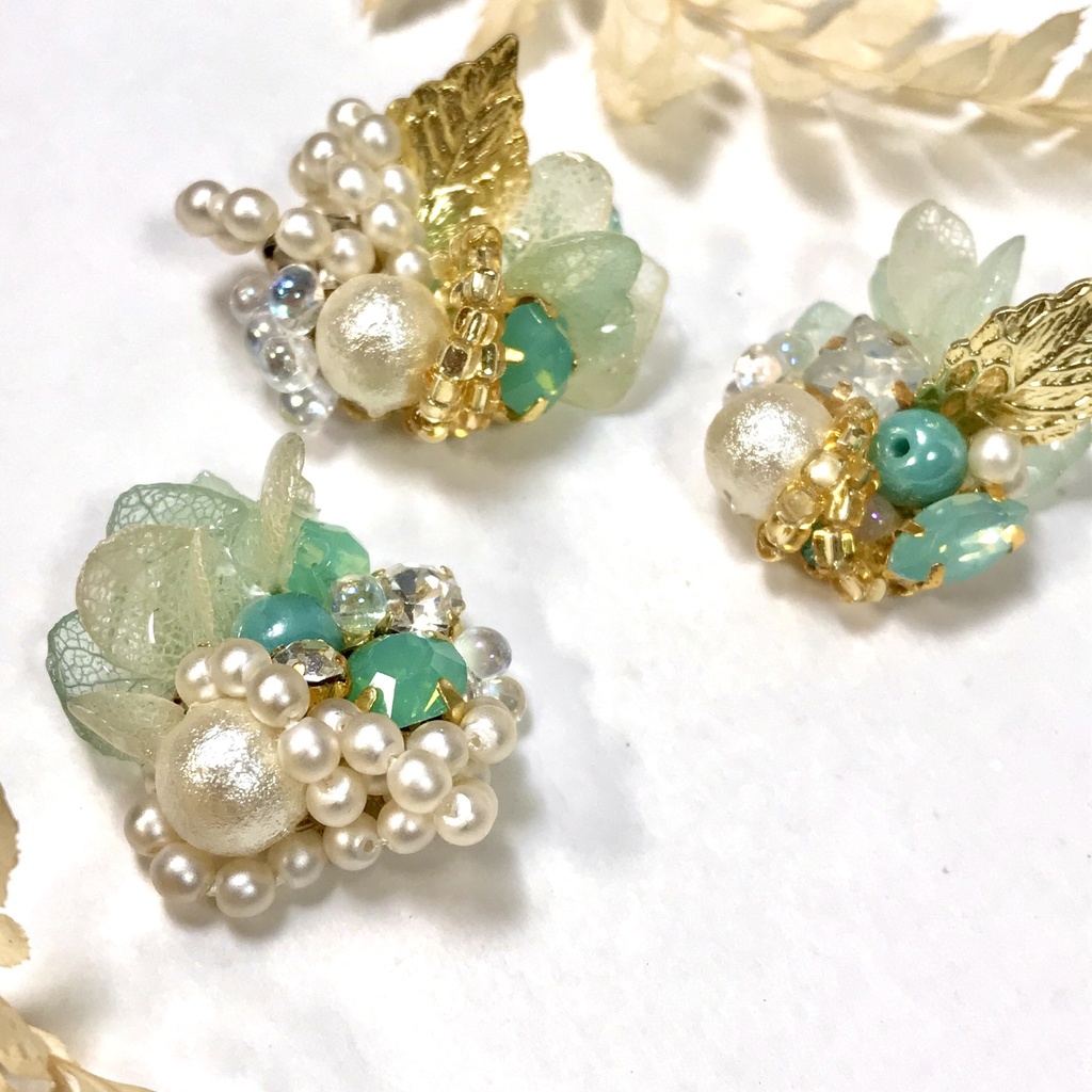 青城イメージ キラキラ ピアスorイヤリング