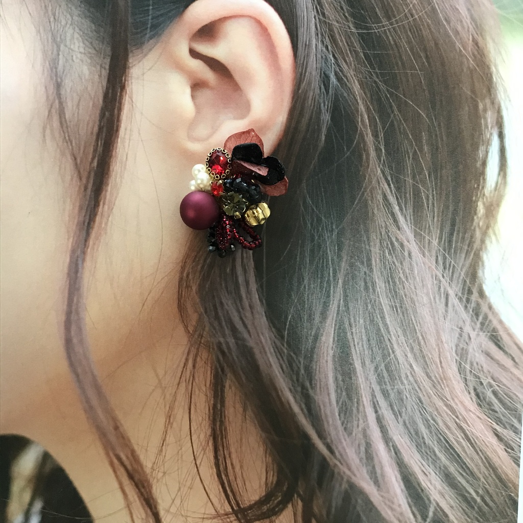 音駒イメージ キラキラ ピアスorイヤリング