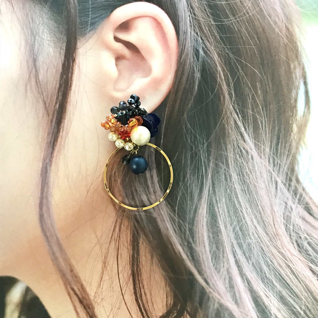 烏野イメージ キラキラ ピアスorイヤリング