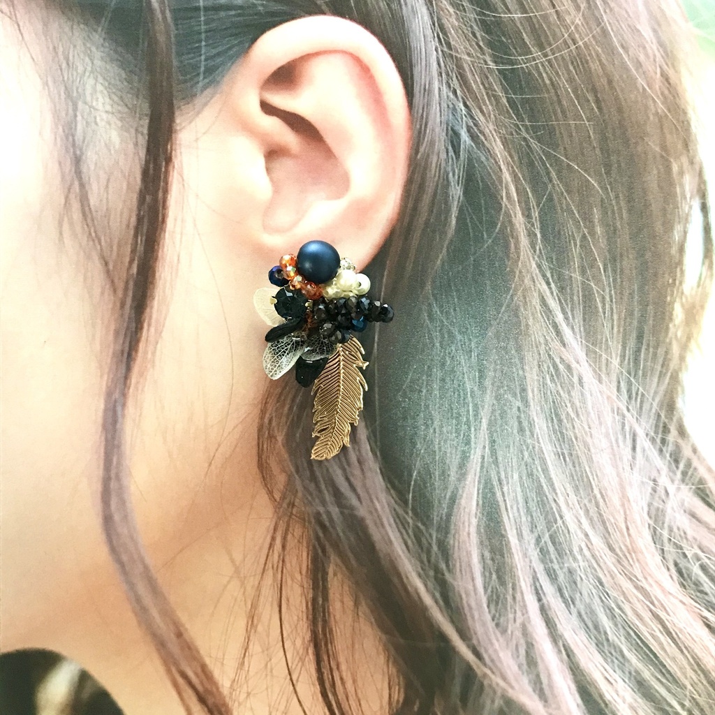 烏野イメージ キラキラ ピアスorイヤリング