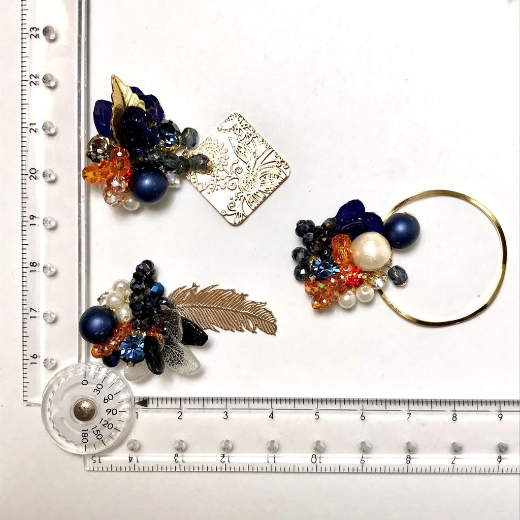 烏野イメージ キラキラ ピアスorイヤリング