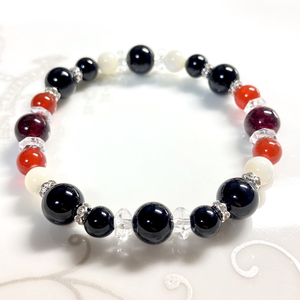 稲荷崎イメージカラー 天然石ブレスレット