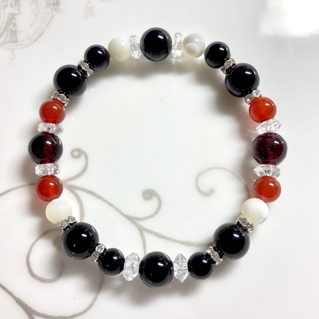 稲荷崎イメージカラー 天然石ブレスレット