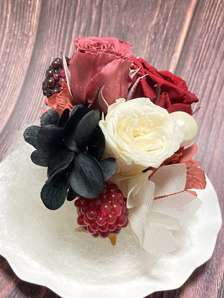 【受注制作】音駒カラー プリザーブドフラワー