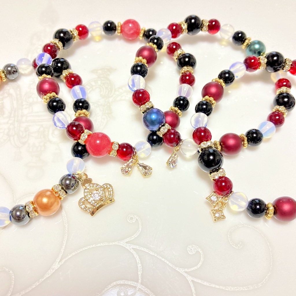 ツイステ/ ハーツラビュル寮 イメージカラー ブレスレット