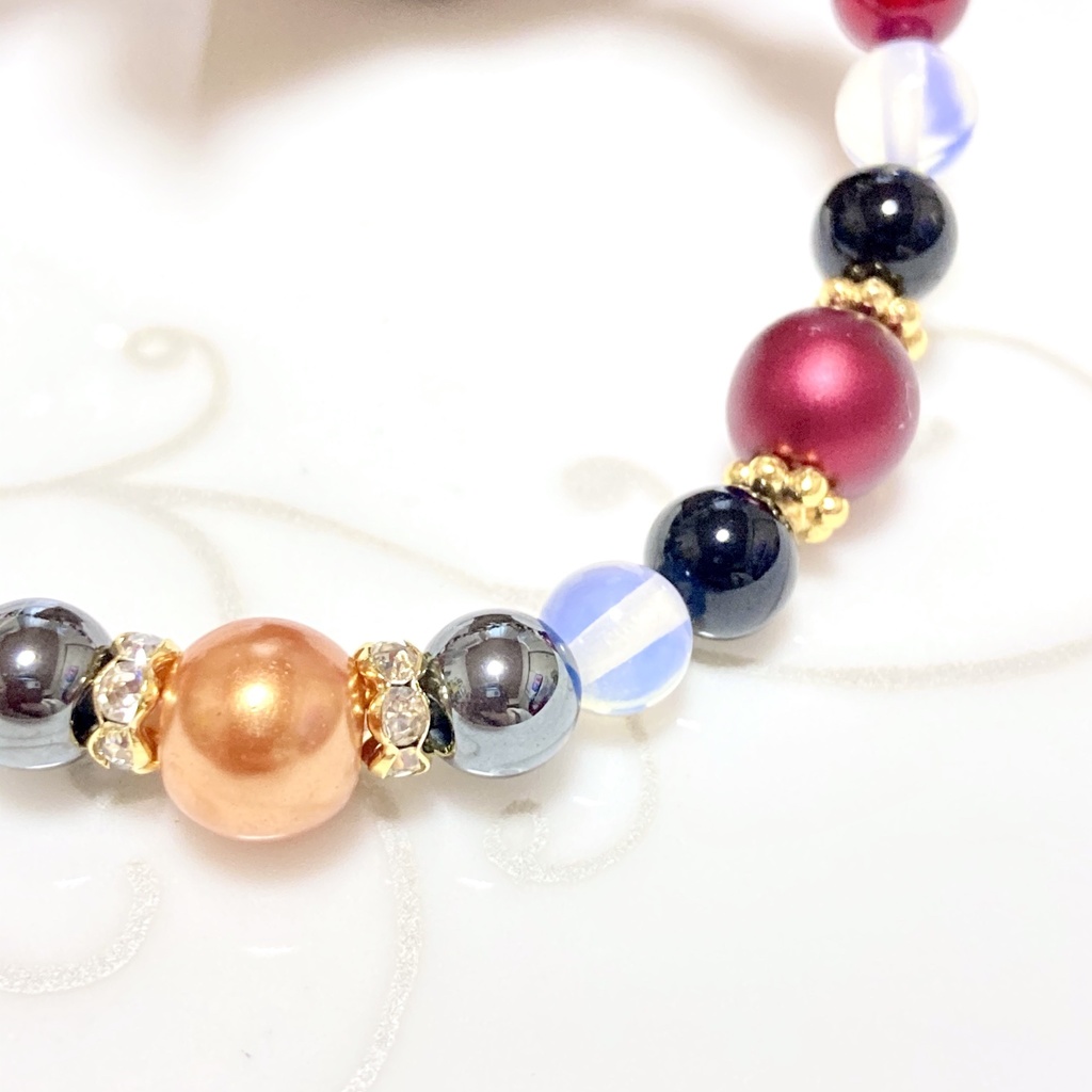 ツイステ/ ハーツラビュル寮 イメージカラー ブレスレット