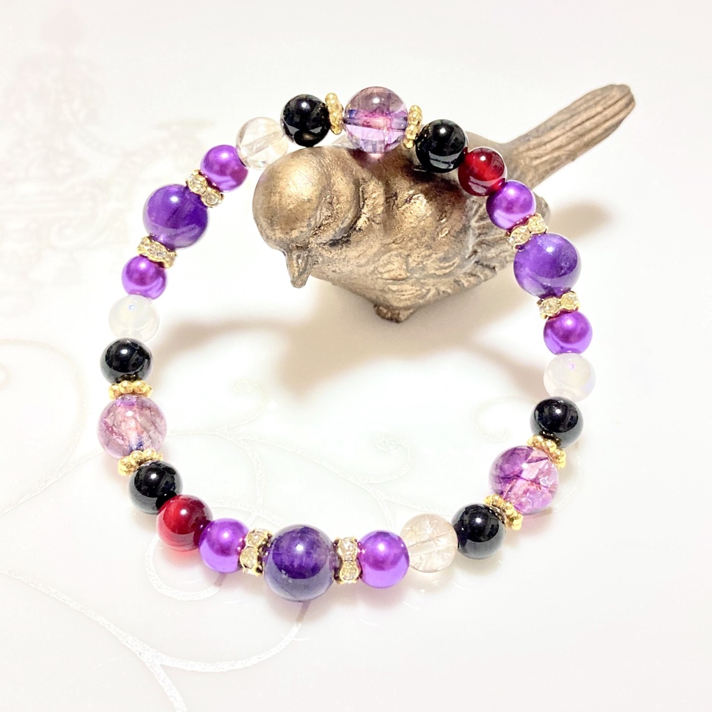 ツイステ/ ポムフィオーレ寮 キャラクターイメージカラー ブレスレット