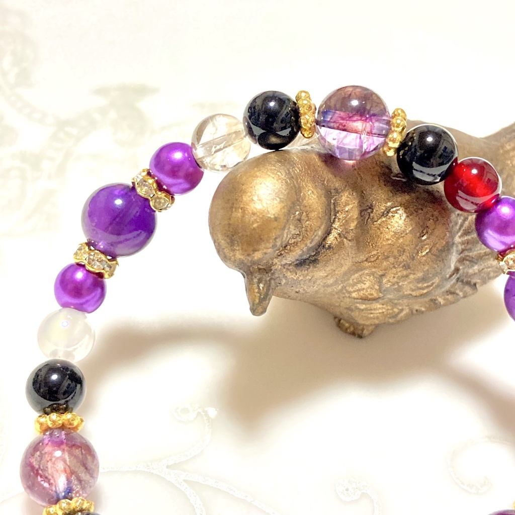 ツイステ/ ポムフィオーレ寮 キャラクターイメージカラー ブレスレット