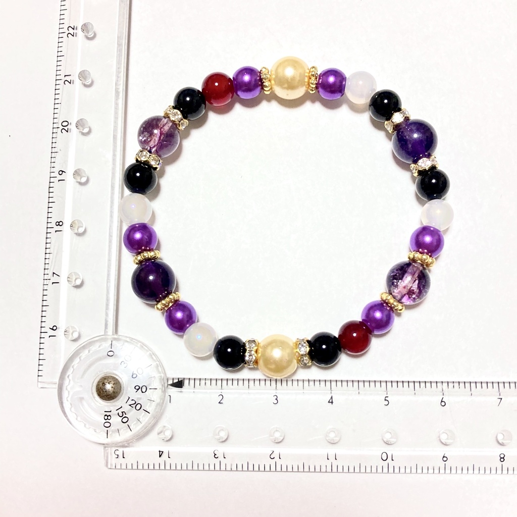 ツイステ/ ポムフィオーレ寮 キャラクターイメージカラー ブレスレット