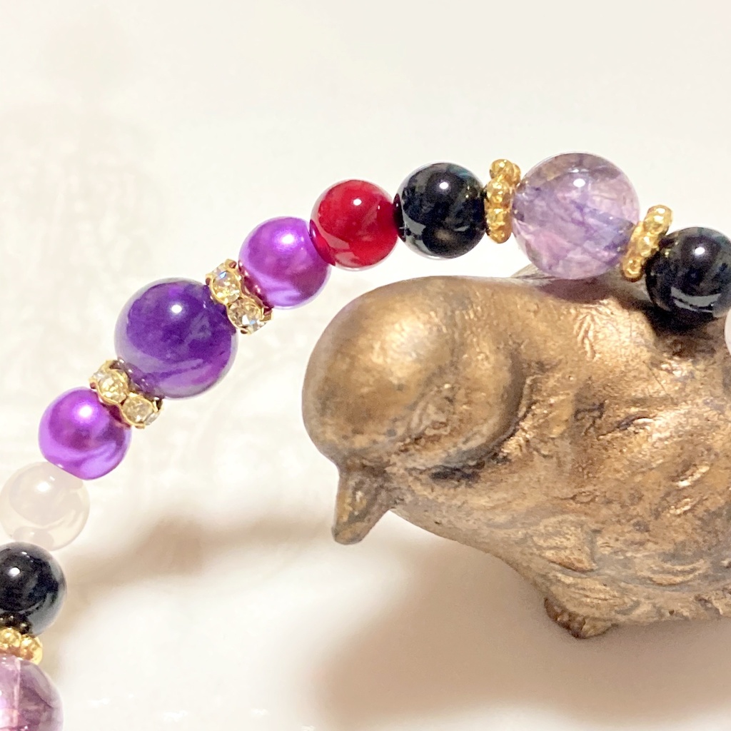 ツイステ/ ポムフィオーレ寮 キャラクターイメージカラー ブレスレット