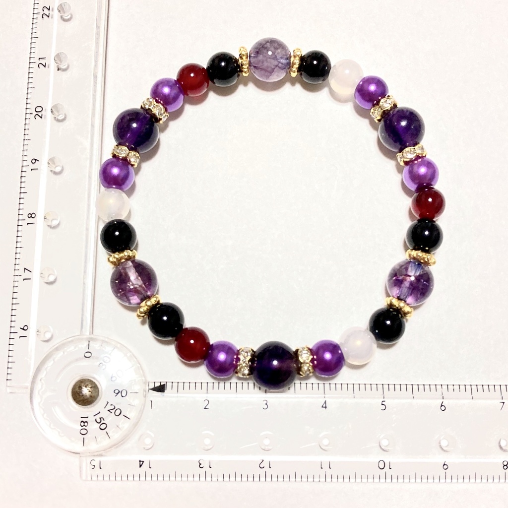 ツイステ/ ポムフィオーレ寮 キャラクターイメージカラー ブレスレット