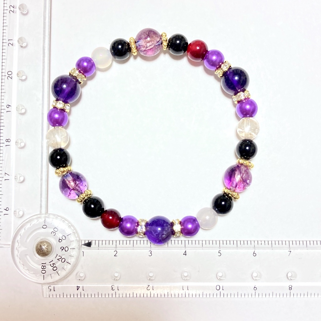 ツイステ/ ポムフィオーレ寮 キャラクターイメージカラー ブレスレット