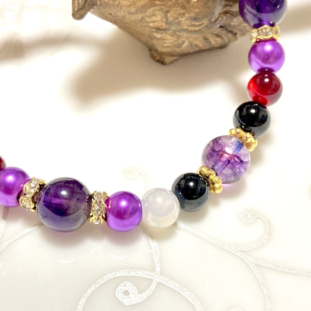 ツイステ/ ポムフィオーレ寮 キャラクターイメージカラー ブレスレット