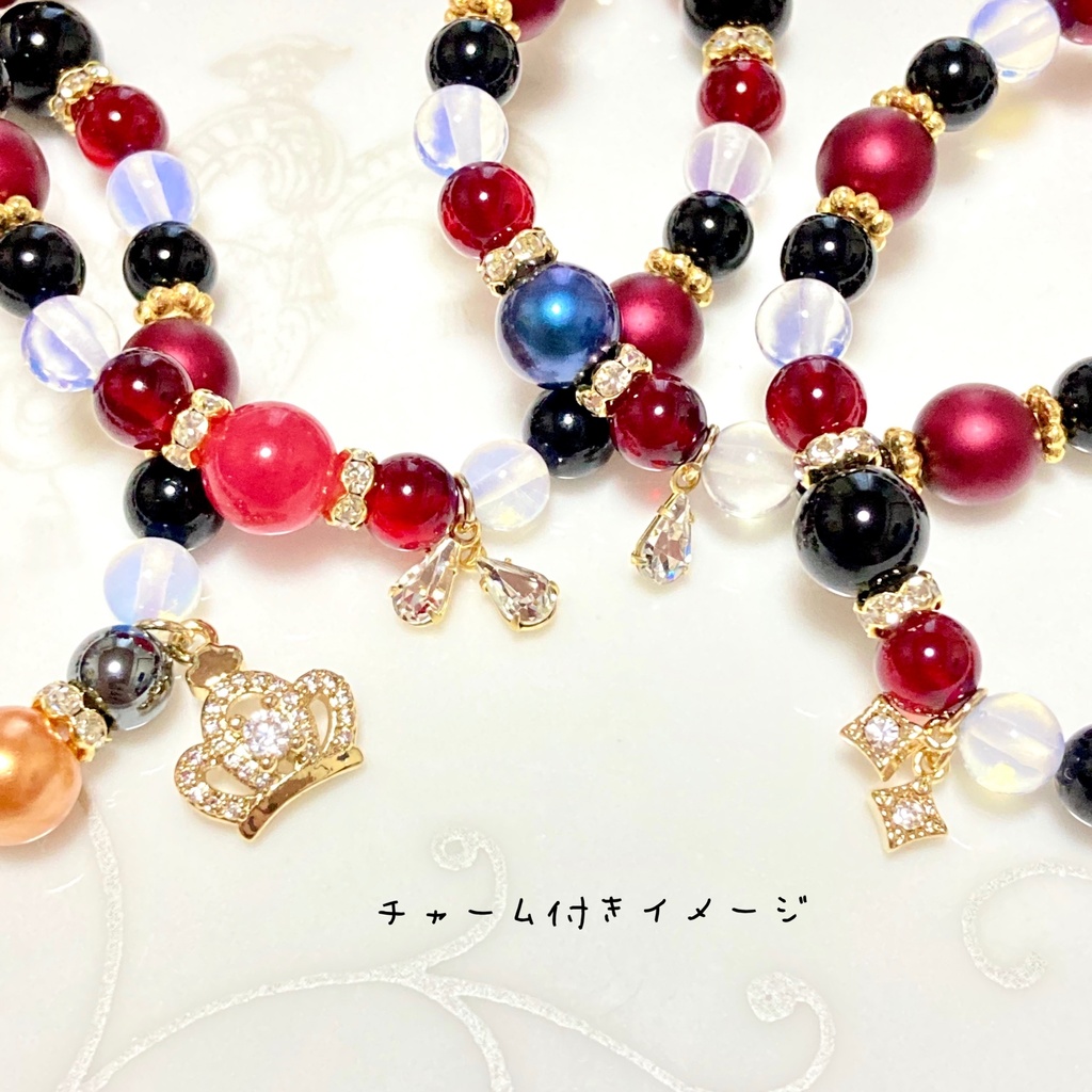 ツイステ/ ポムフィオーレ寮 キャラクターイメージカラー ブレスレット