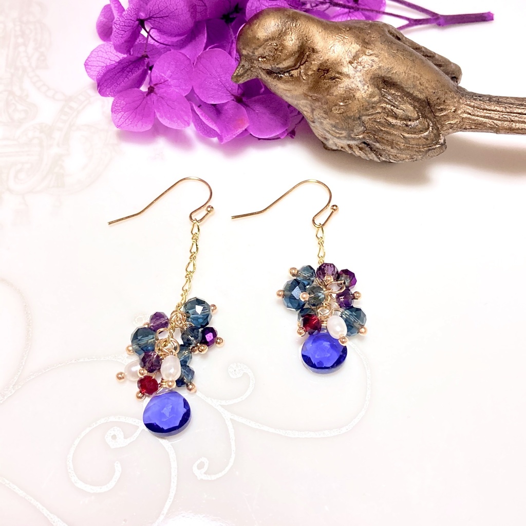 ツイステ/ ポムフィオーレ寮イメージカラー ピアス/イヤリング