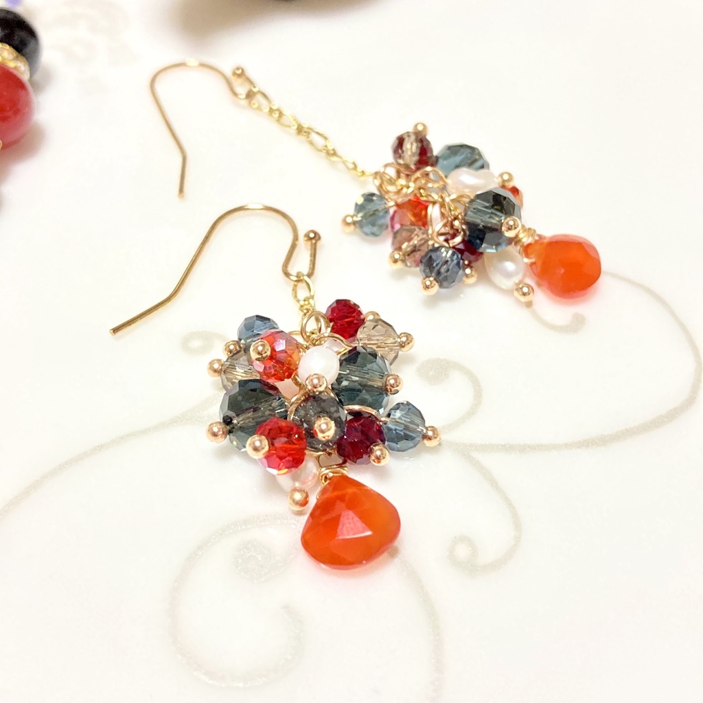 ツイステ/ スカラビア寮イメージ ピアス/イヤリング