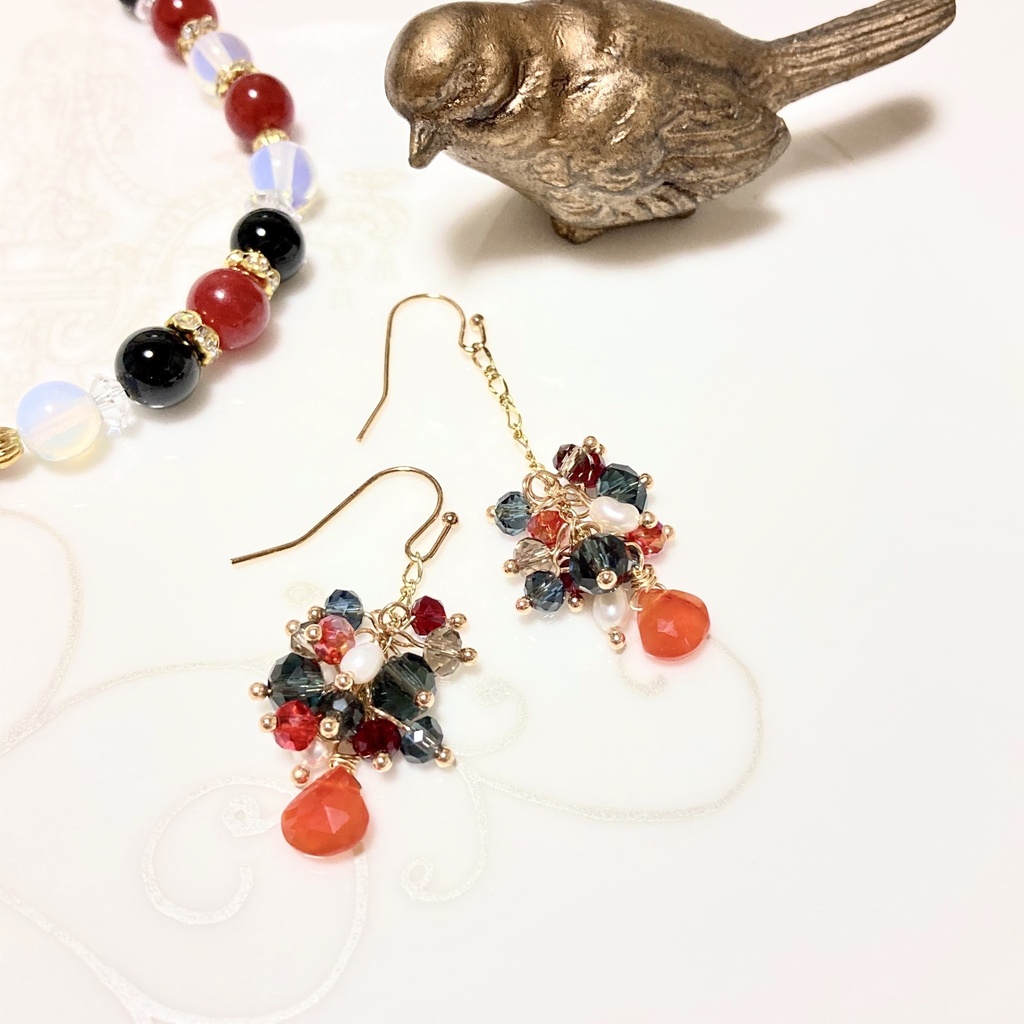 ツイステ/ スカラビア寮イメージ ピアス/イヤリング