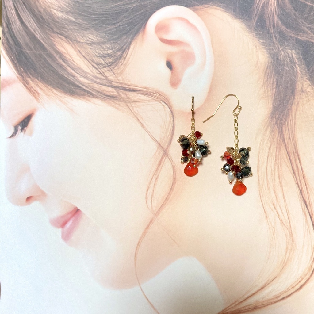 ツイステ/ スカラビア寮イメージ ピアス/イヤリング