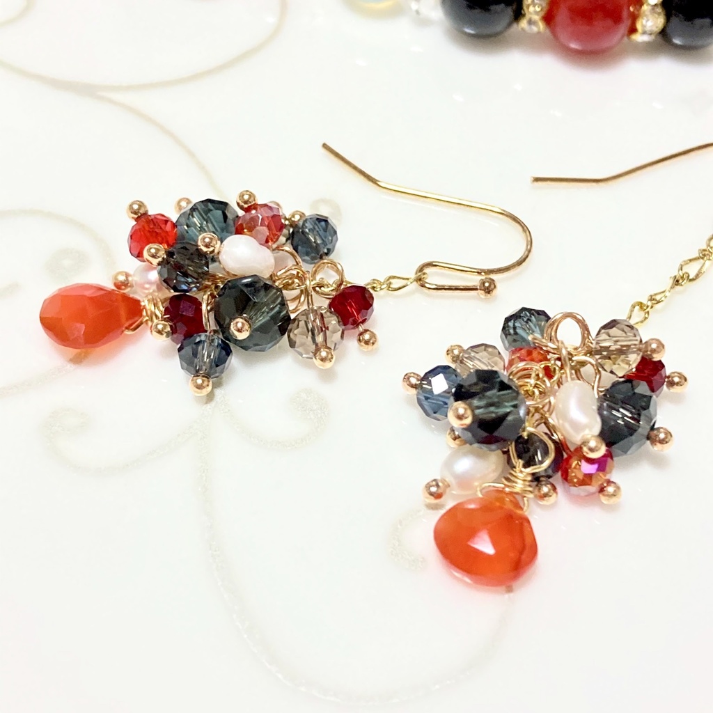 ツイステ/ スカラビア寮イメージ ピアス/イヤリング