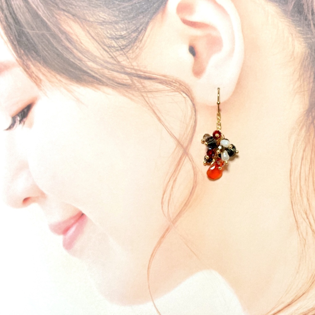 ツイステ/ スカラビア寮イメージ ピアス/イヤリング