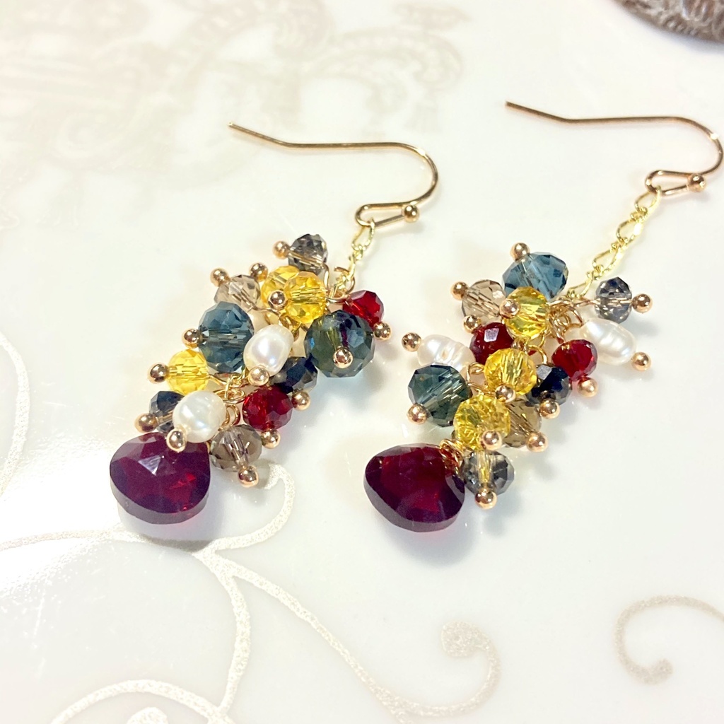 ツイステ/ スカラビア寮イメージ ピアス / イヤリング