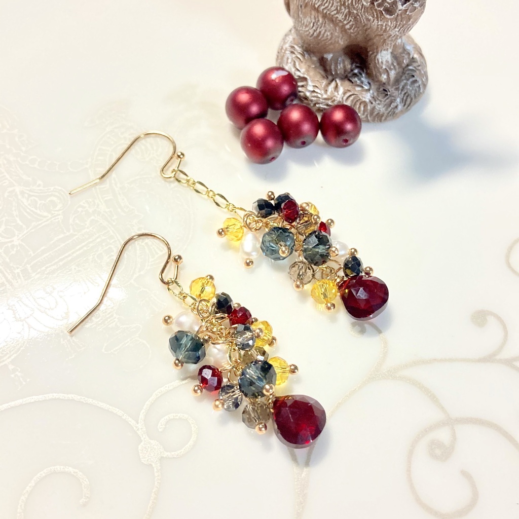 ツイステ/ スカラビア寮イメージ ピアス / イヤリング