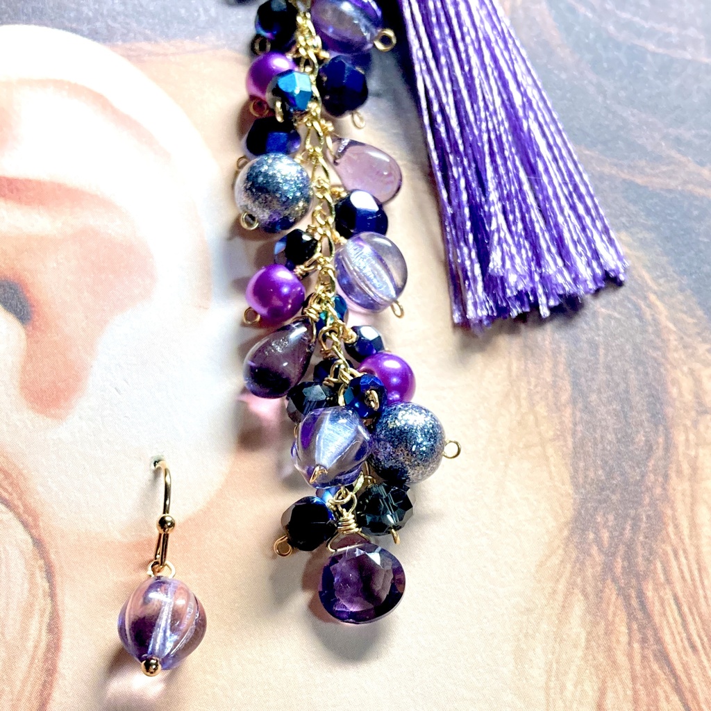 ツイステ/オクタヴィネル寮イメージカラー 簪